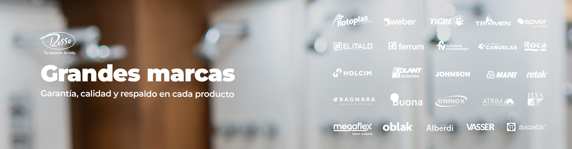 Respaldo de grandes marcas